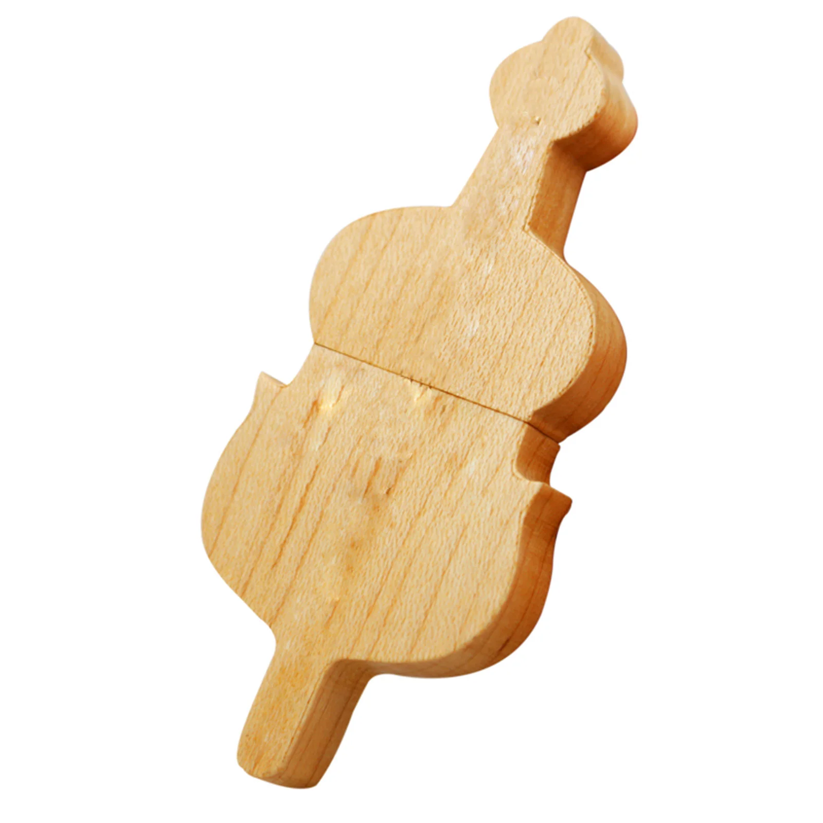Флешка Деревянная Скрипка Violin Wood F26 бежевая 32 Гб - фото 5
