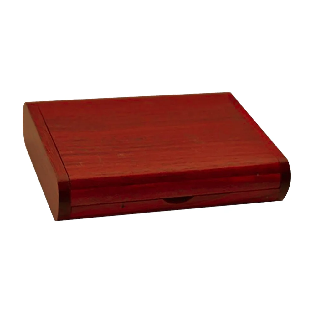 Флешка Деревянная Визитка Card Wood F27 красный 1 Гб - фото 5