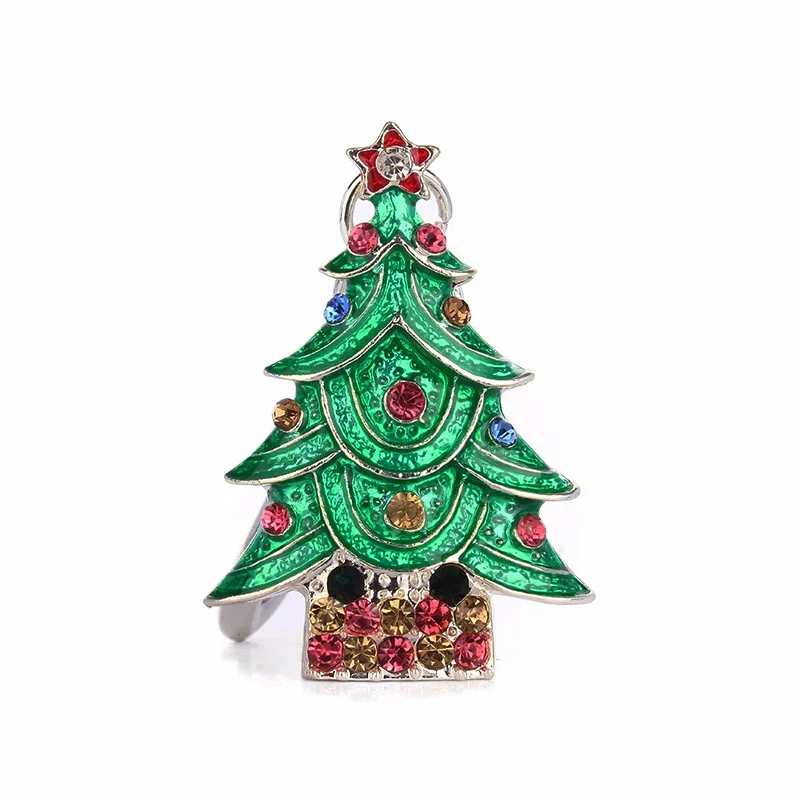 Флешка Металлическая Елка Christmas Tree R28 зеленая 256 Гб - фото 6
