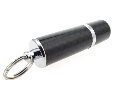 Флешка Карбоновый брелок Keychain Carbon L32 черная 8 Гб - фото 4
