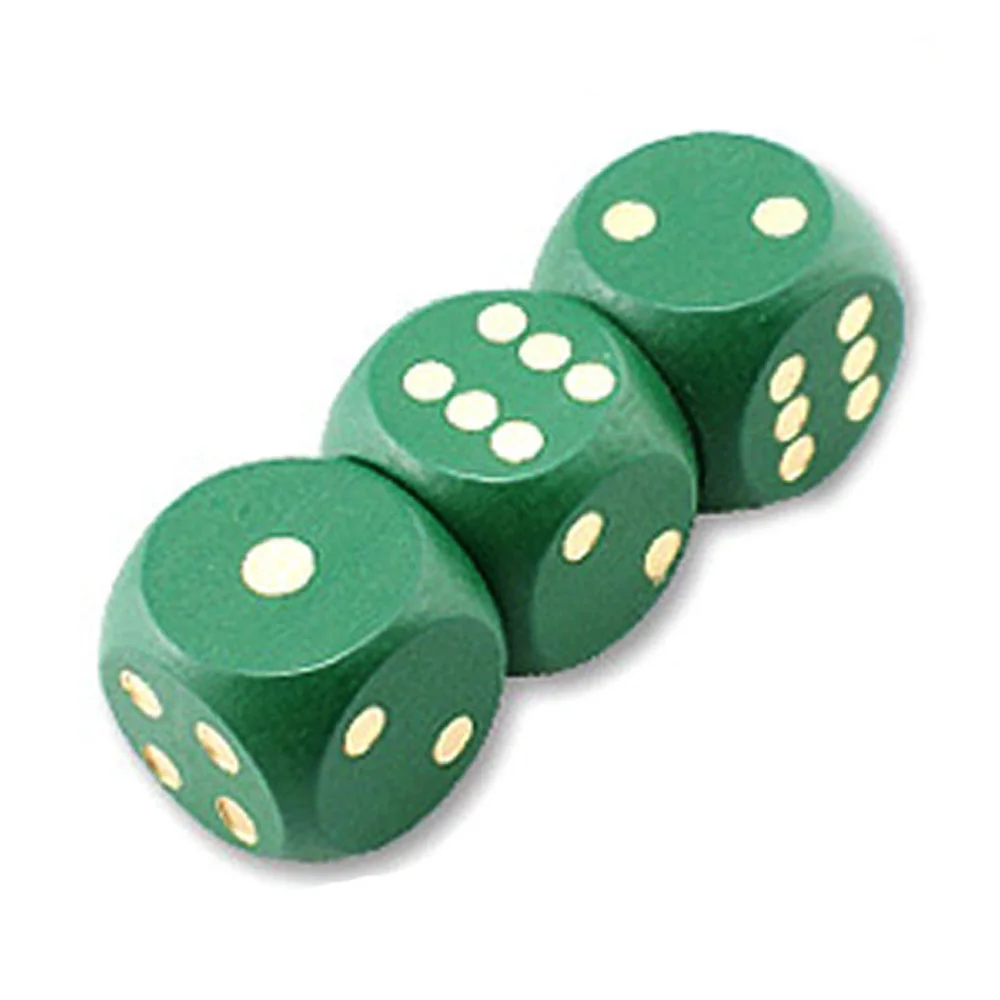 Флешка Деревянная Игральные кости Dice F34 зеленая 4 Гб - фото 5