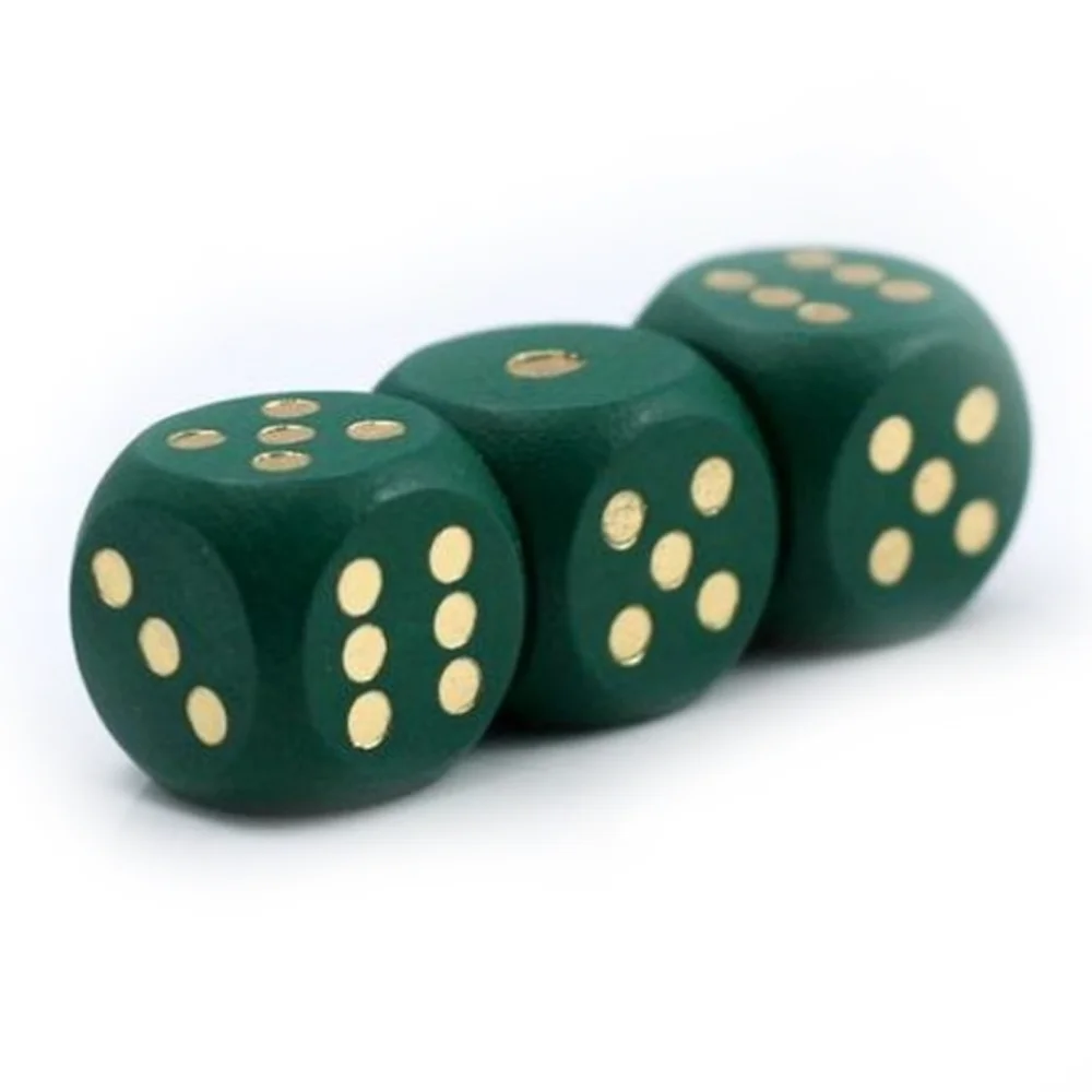 Флешка Деревянная Игральные кости Dice F34 зеленая 512 Гб - фото 10