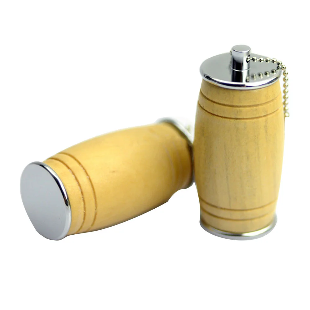 Флешка Деревянная Бочка Пива Beer Barrel F36 бежевая 16 Гб - фото 7