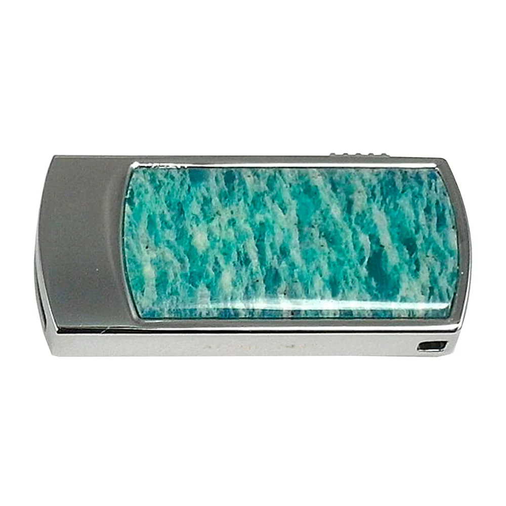 Флешка Каменная Амазонит Amazonite Stone G283 512 ГБ Зеленый - фото 6