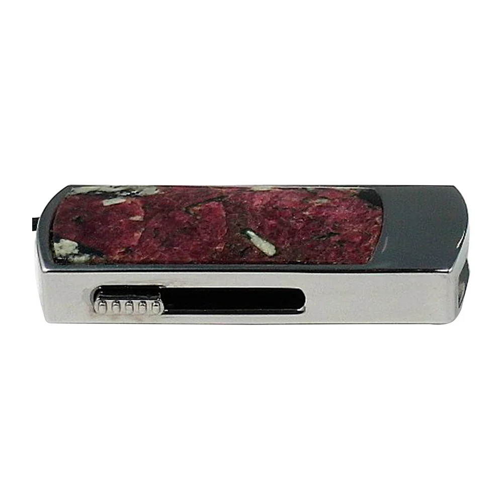 Флешка Каменная Эвдиалит Eudialyte Stone G284 16 ГБ Красный - фото 4