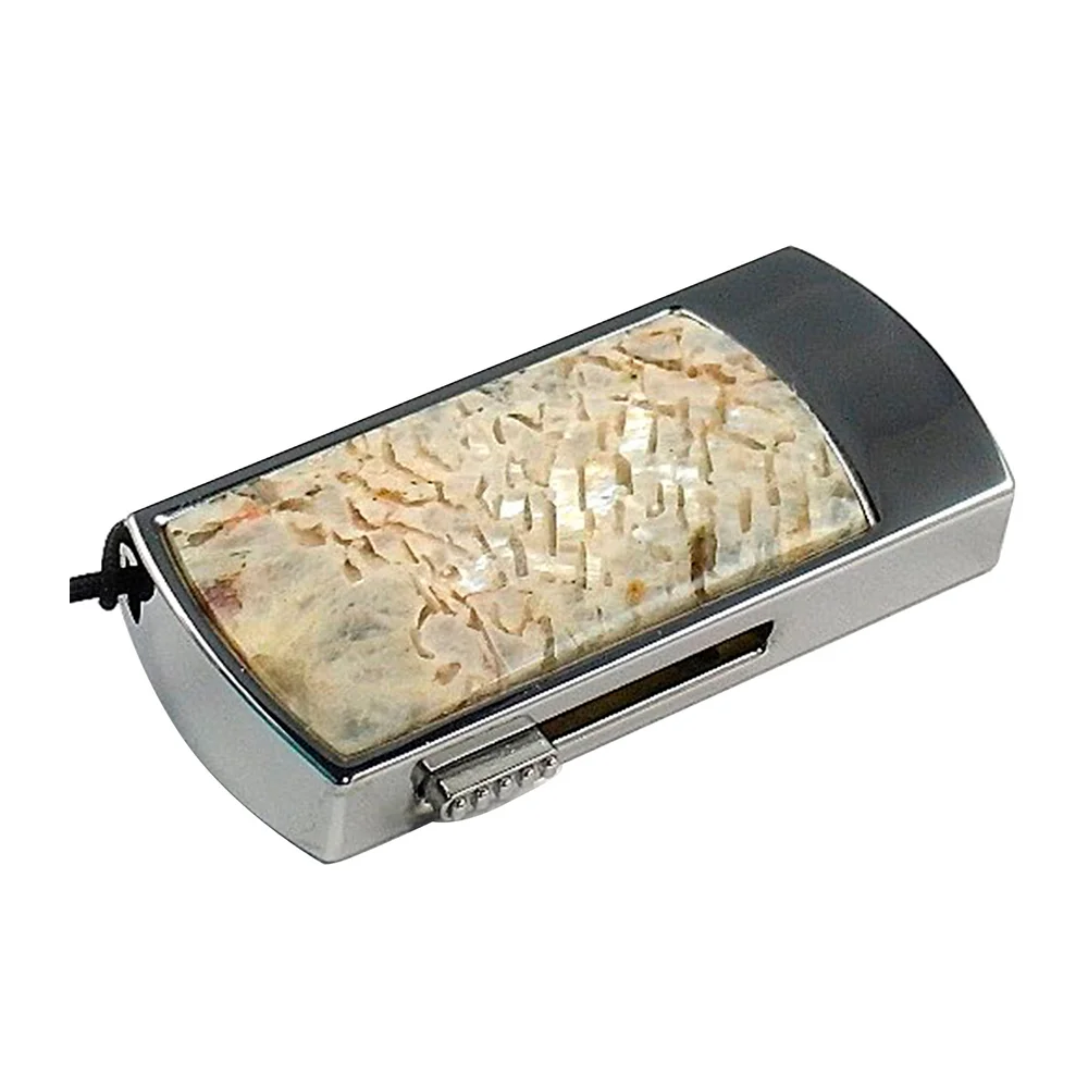 Флешка Каменная Альбит Albite Stone G286 64 ГБ Бежевый - фото 3