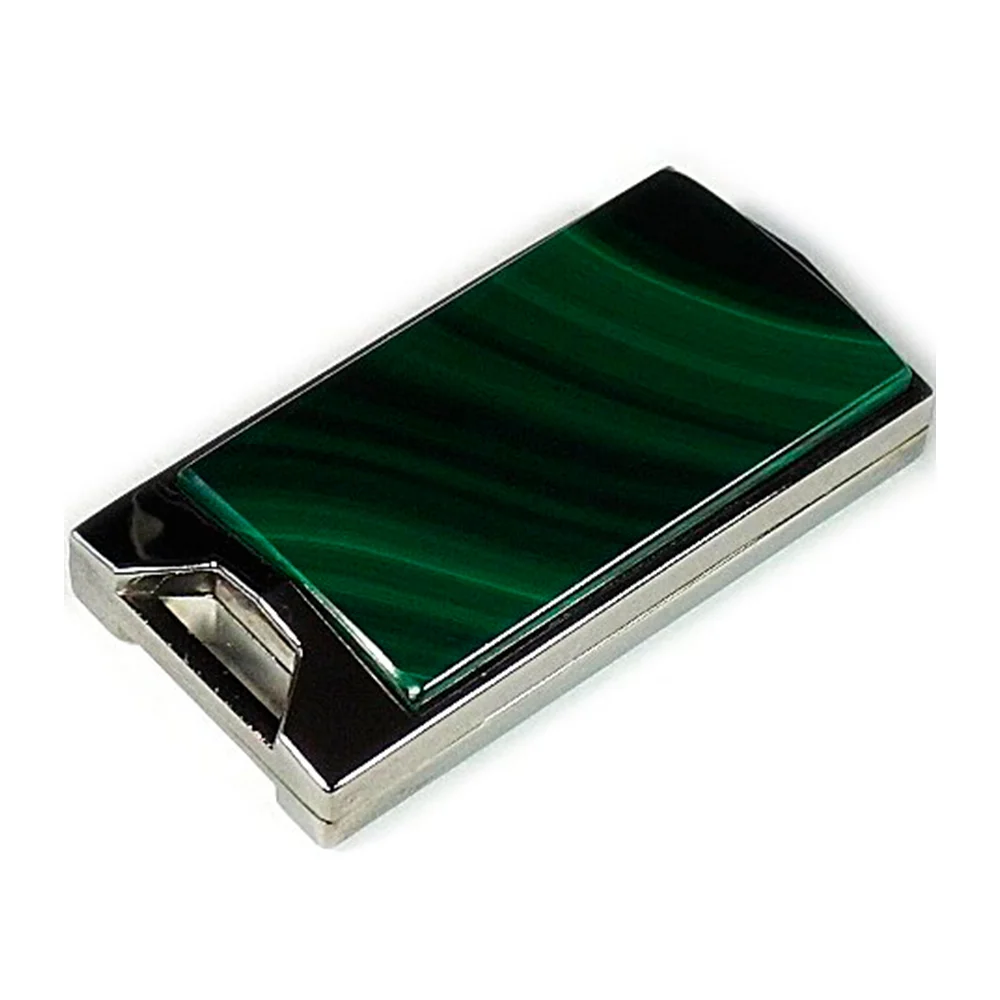 Флешка Каменная Малахит Malachite Stone L G282 зеленая 1 Гб - фото 2