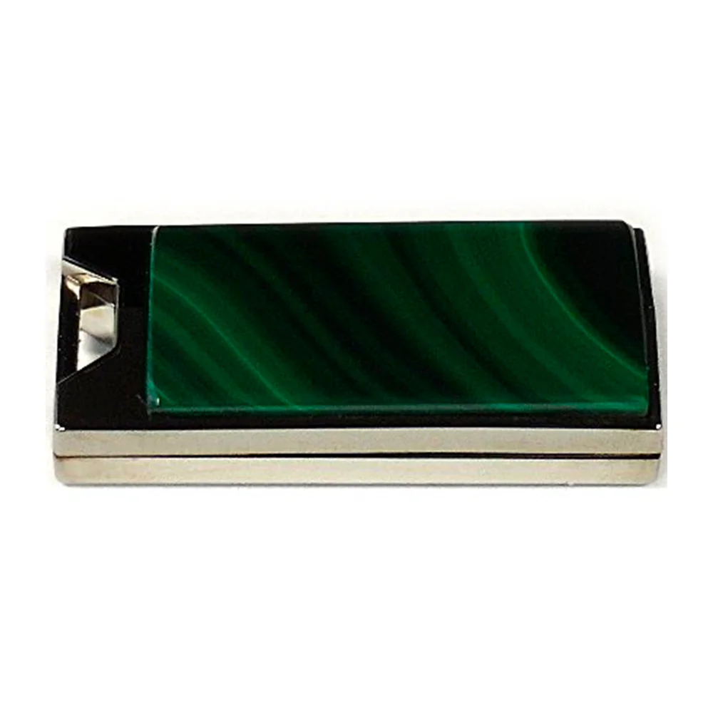 Флешка Каменная Малахит Malachite Stone L G282 зеленая 1 Гб - фото 5