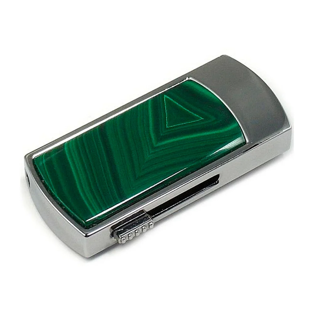 Флешка Каменная Малахит Malachite Stone N G282 зеленая 2 Гб - фото 6