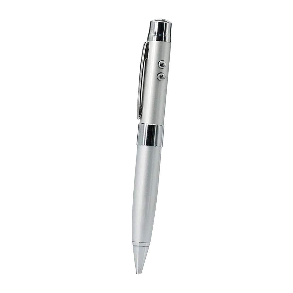 Флешка Металлическая Ручка Лазерная указка WBR Pen Laser Pointer R44 серебряный 64 ГБ - фото 8