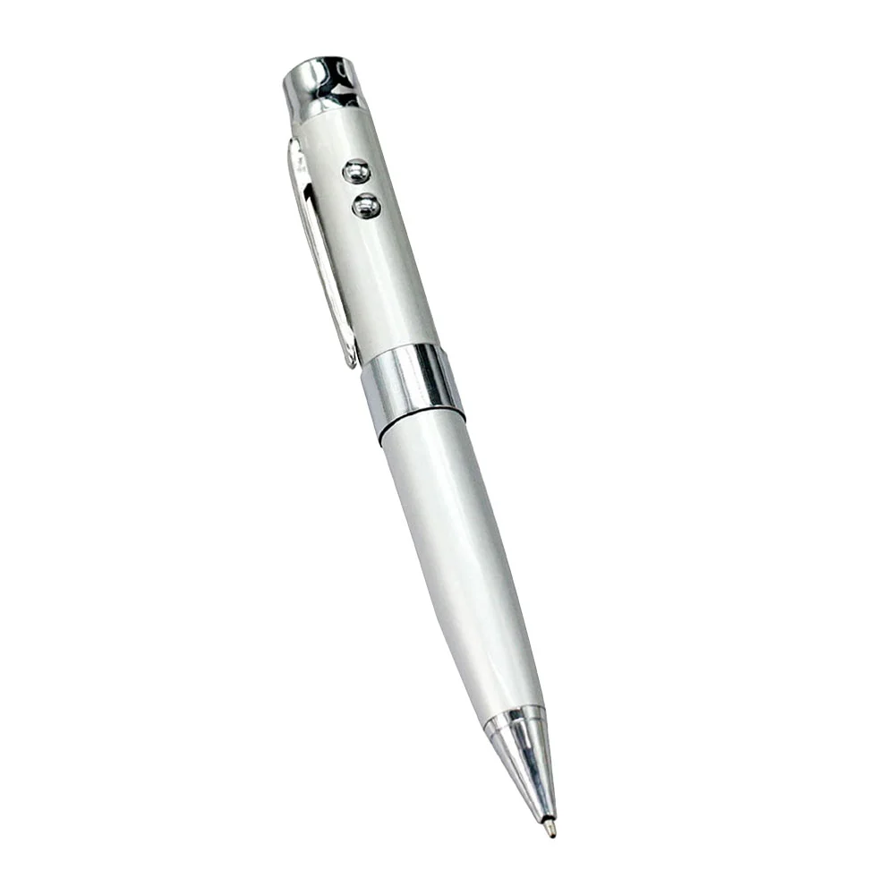 Флешка Металлическая Ручка Лазерная указка WBR Pen Laser Pointer R44 серебряный 2 ГБ - фото 9
