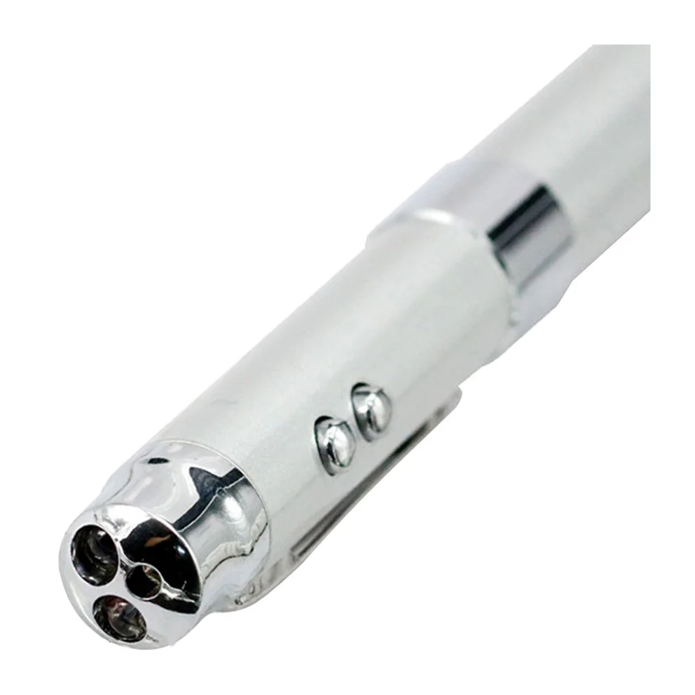 Флешка Металлическая Ручка Лазерная указка WBR Pen Laser Pointer R44 серебряный 128 ГБ - фото 7