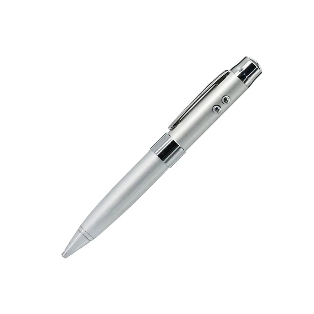 Флешка Металлическая Ручка Лазерная указка WBR Pen Laser Pointer R44 серебряный 512 ГБ