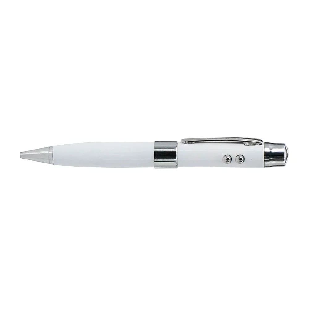 Флешка Металлическая Ручка Лазерная указка WBR Pen Laser Pointer R44 белый 512 ГБ - фото 5