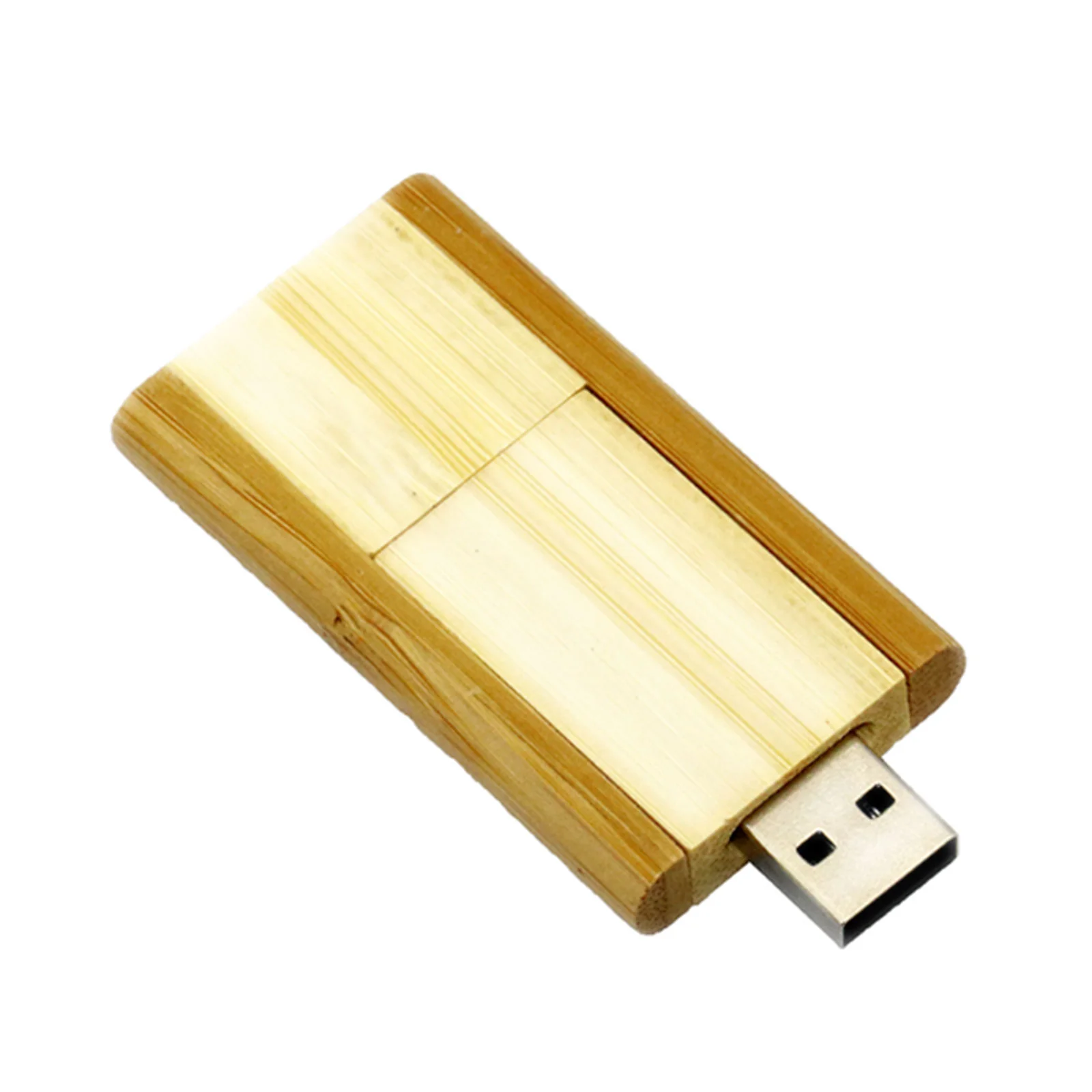 Флешка Деревянная Пенал Penal Flip F45 бежевый 2 Гб - фото 5