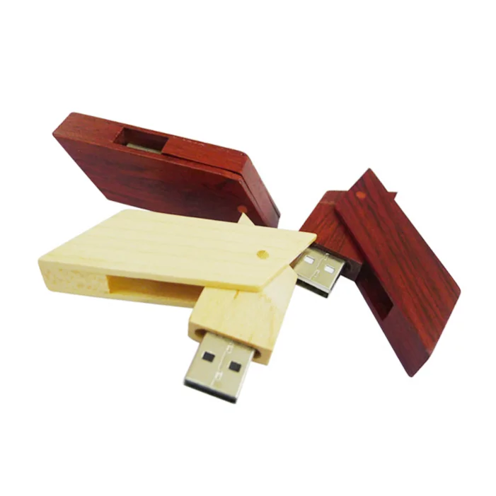 Флешка Деревянная Твистер Шарп Twister Sharp Wood F46 коричневый 4 Гб - фото 4