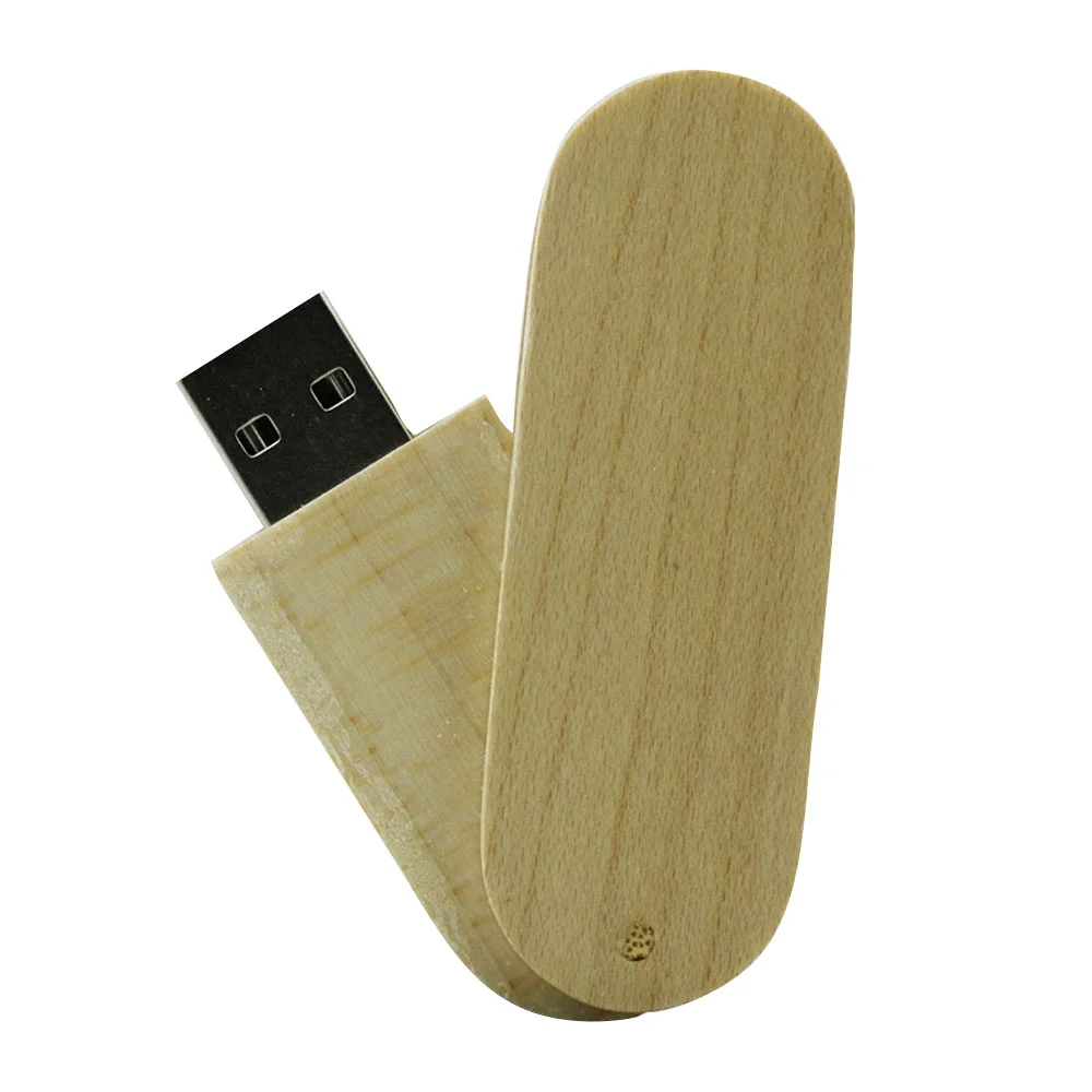 Флешка Деревянная Твистер Элеганс Twister Elegance F50 белый 8 Гб - фото 1