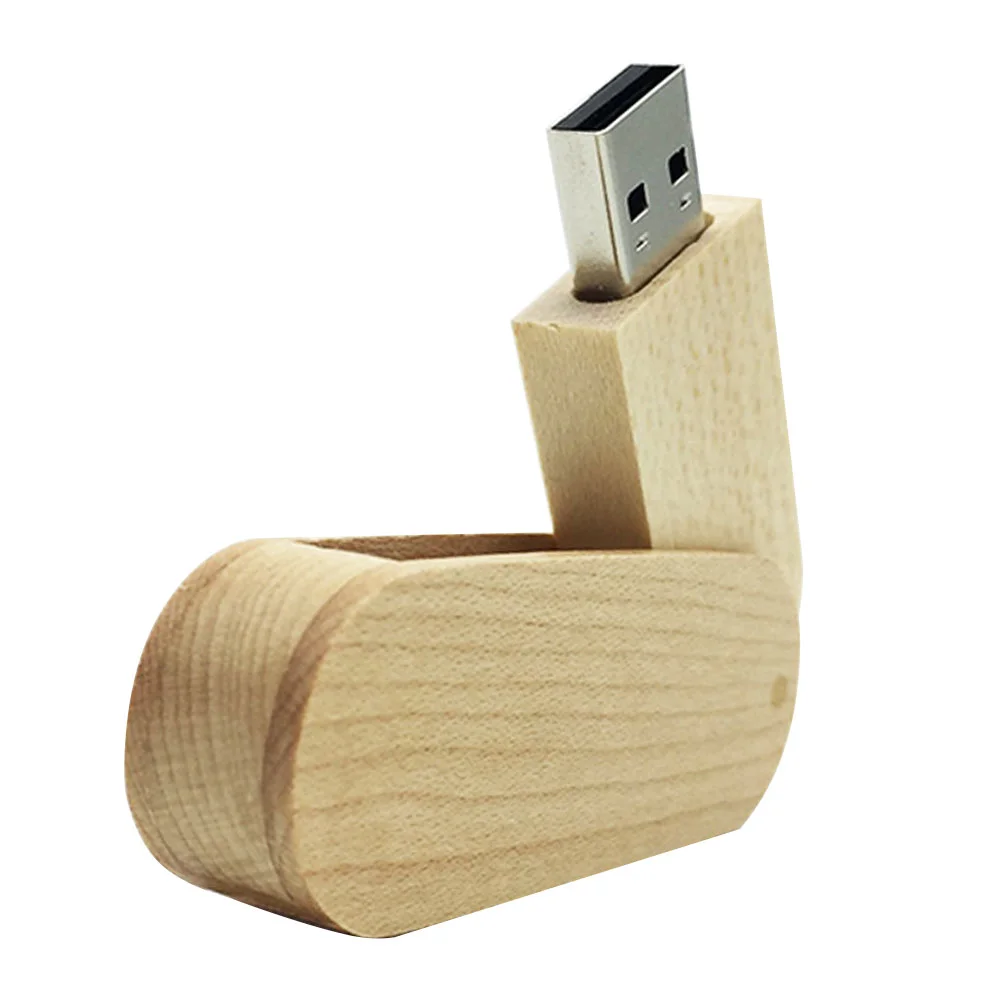 Флешка Деревянная Твистер Элеганс Twister Elegance F50 белый 32 Гб - фото 8