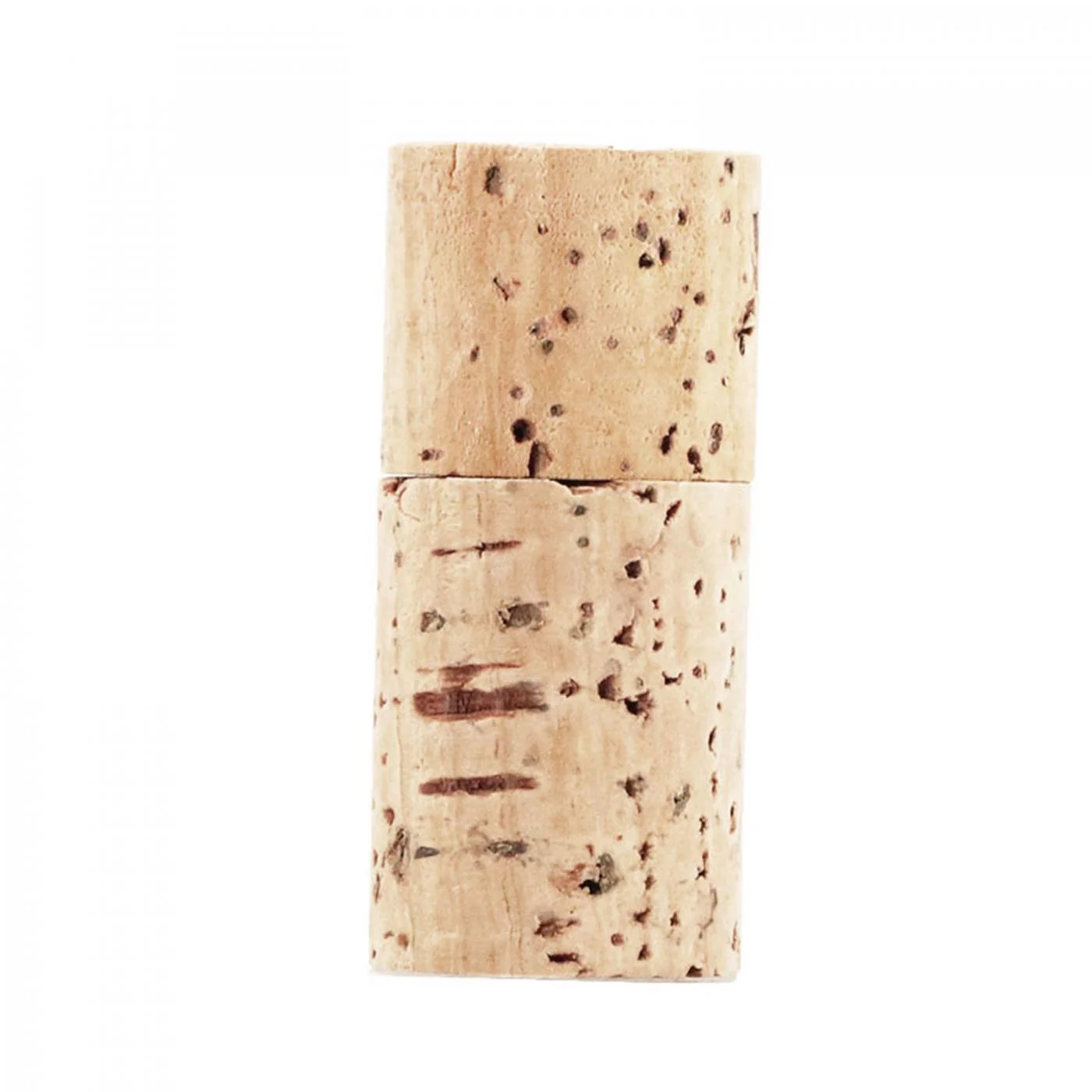Флешка Деревянная Пробка от вина Cork Wine F51 белая 32 Гб - фото 1