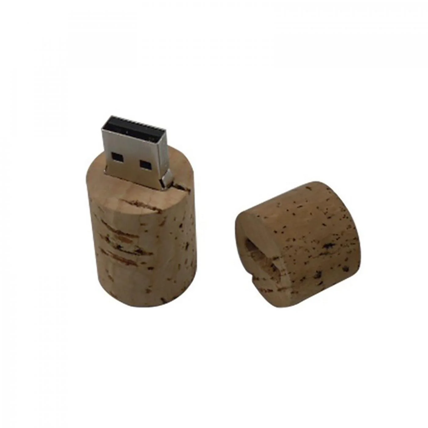 Флешка Деревянная Пробка от вина Cork Wine F51 коричневая 32 Гб - фото 5