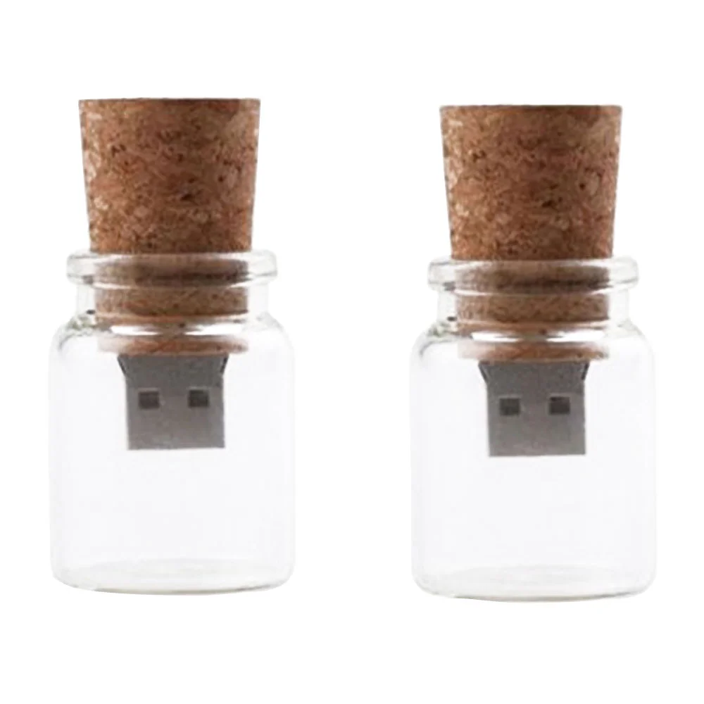 Флешка Деревянная Пробка в банке Cork Jar F52 бежевая 16 ГБ - фото 8