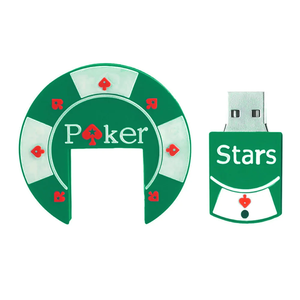 Флешка Резиновая Фишка Poker Stars Q53 - фото 5