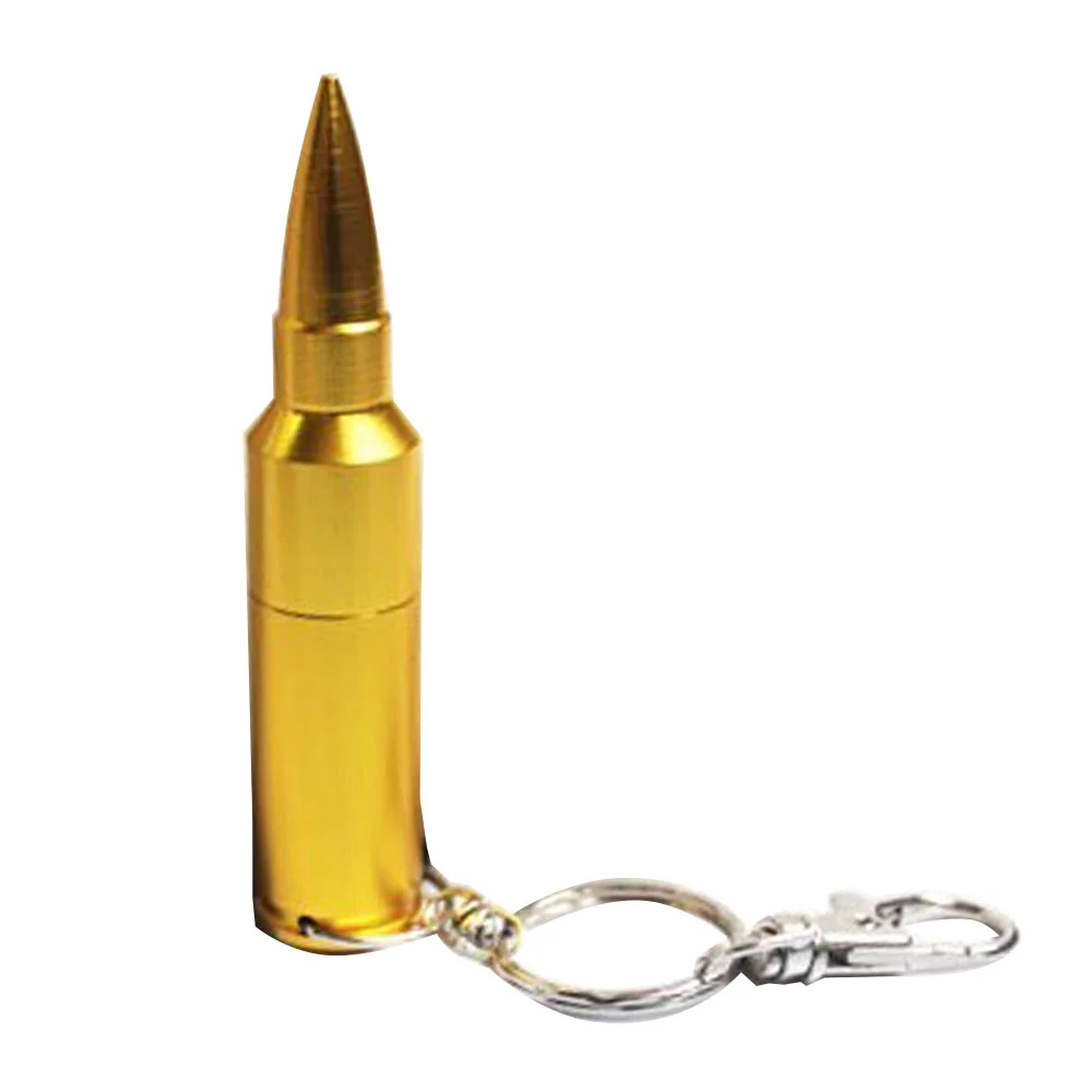 Флешка Металлическая Пуля Bullet R55 золотой 256 Гб - фото 4