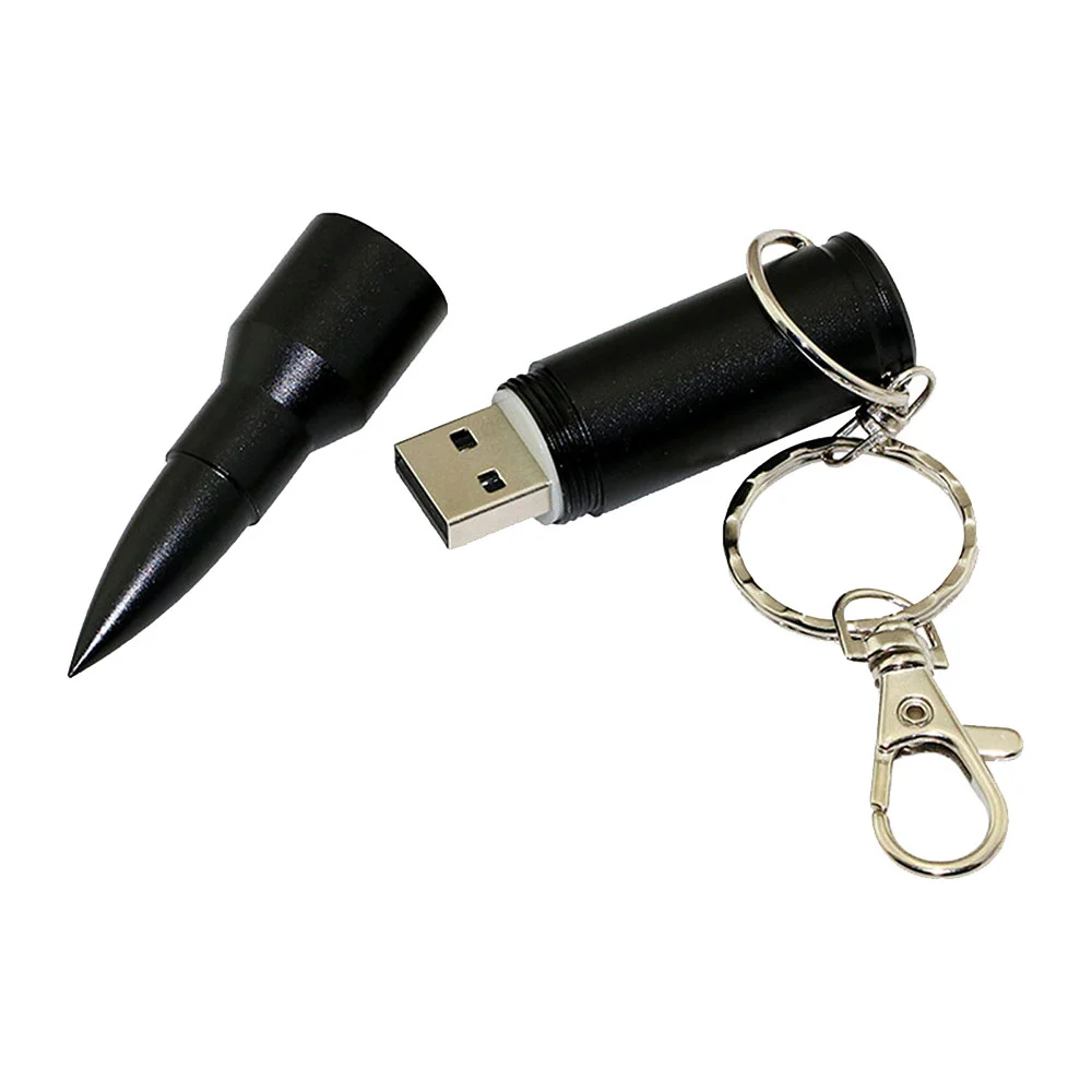 Флешка Металлическая Пуля Bullet R55 черный 512 Гб - фото 2