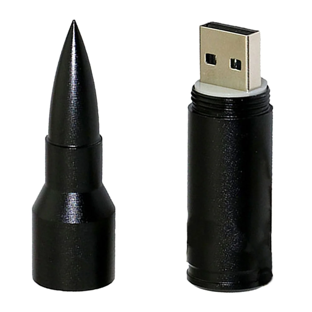 Флешка Металлическая Пуля Bullet R55 черный 512 Гб - фото 8