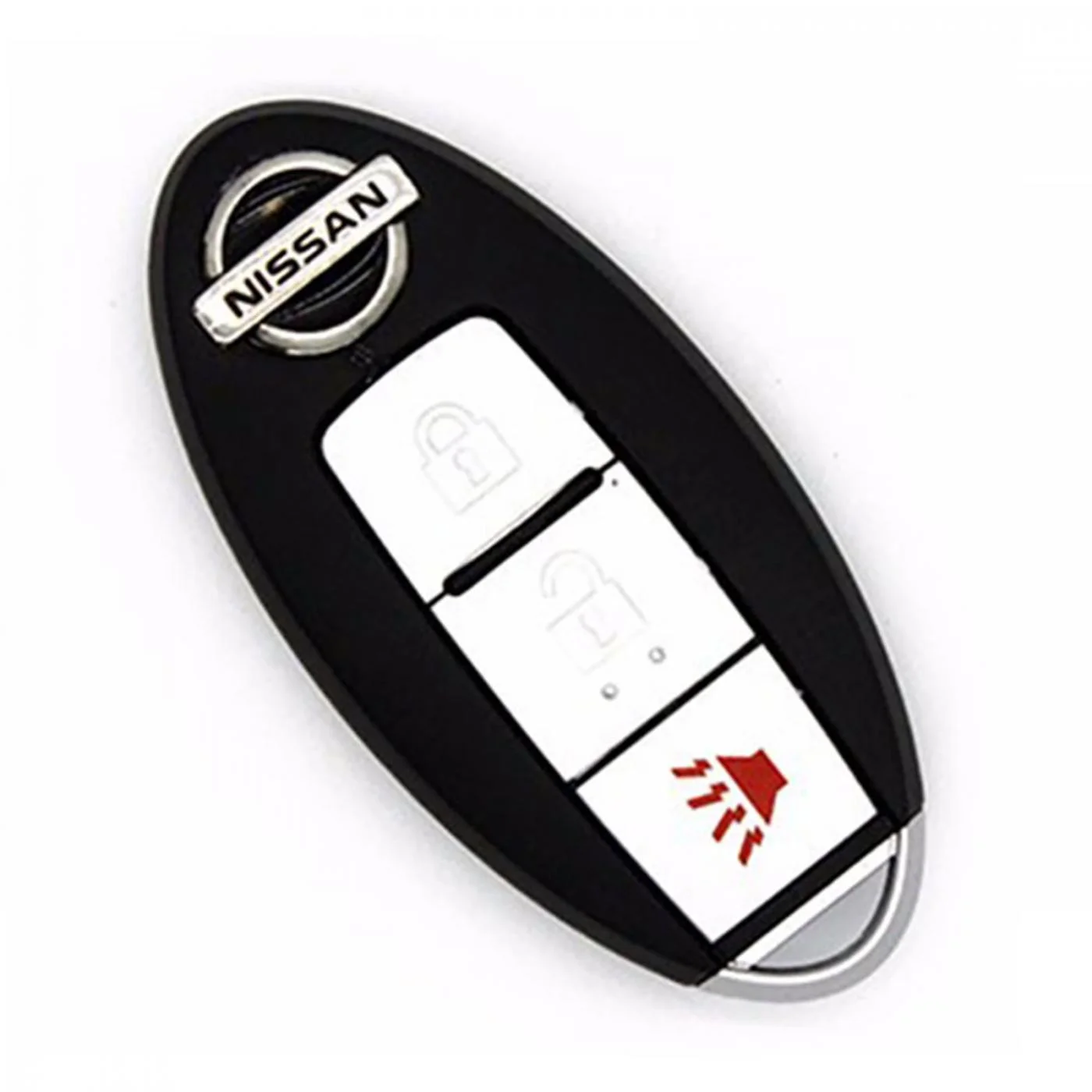 Флешка Пластиковая Автомобильный ключ Ниссан Nissan Car Key S58 черная 4 Гб - фото 5