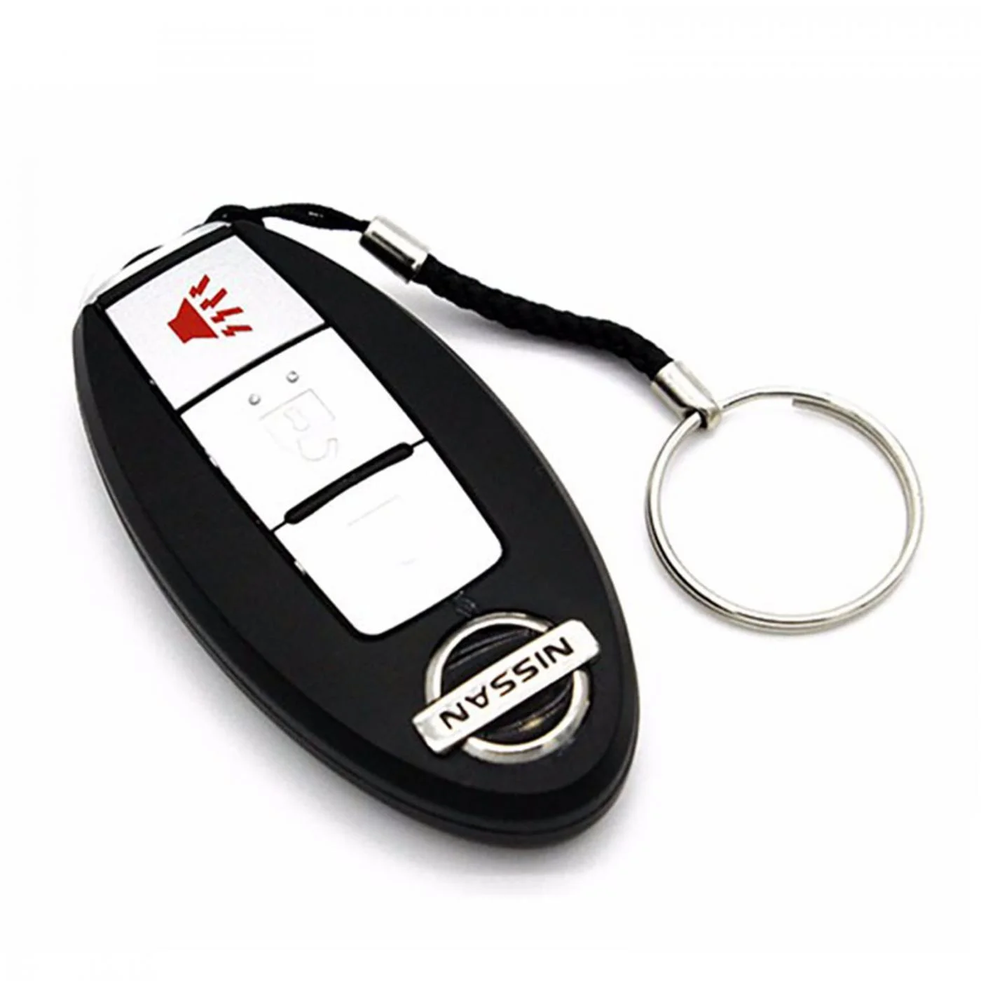 Флешка Пластиковая Автомобильный ключ Ниссан Nissan Car Key S58 черная 32 Гб - фото 2