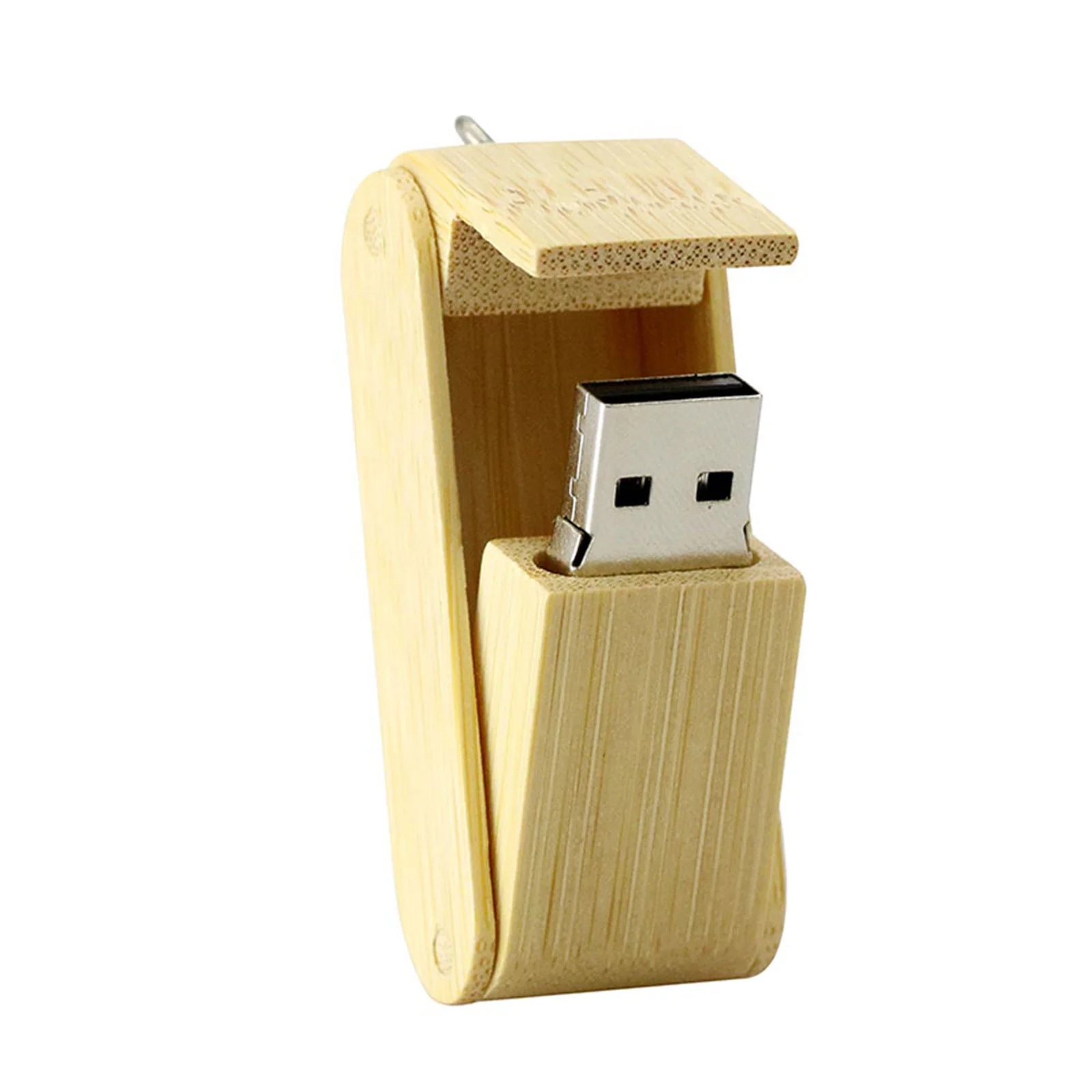 Флешка Деревянная Пенал Penal Box Wood F65 бежевый 512 Гб - фото 2