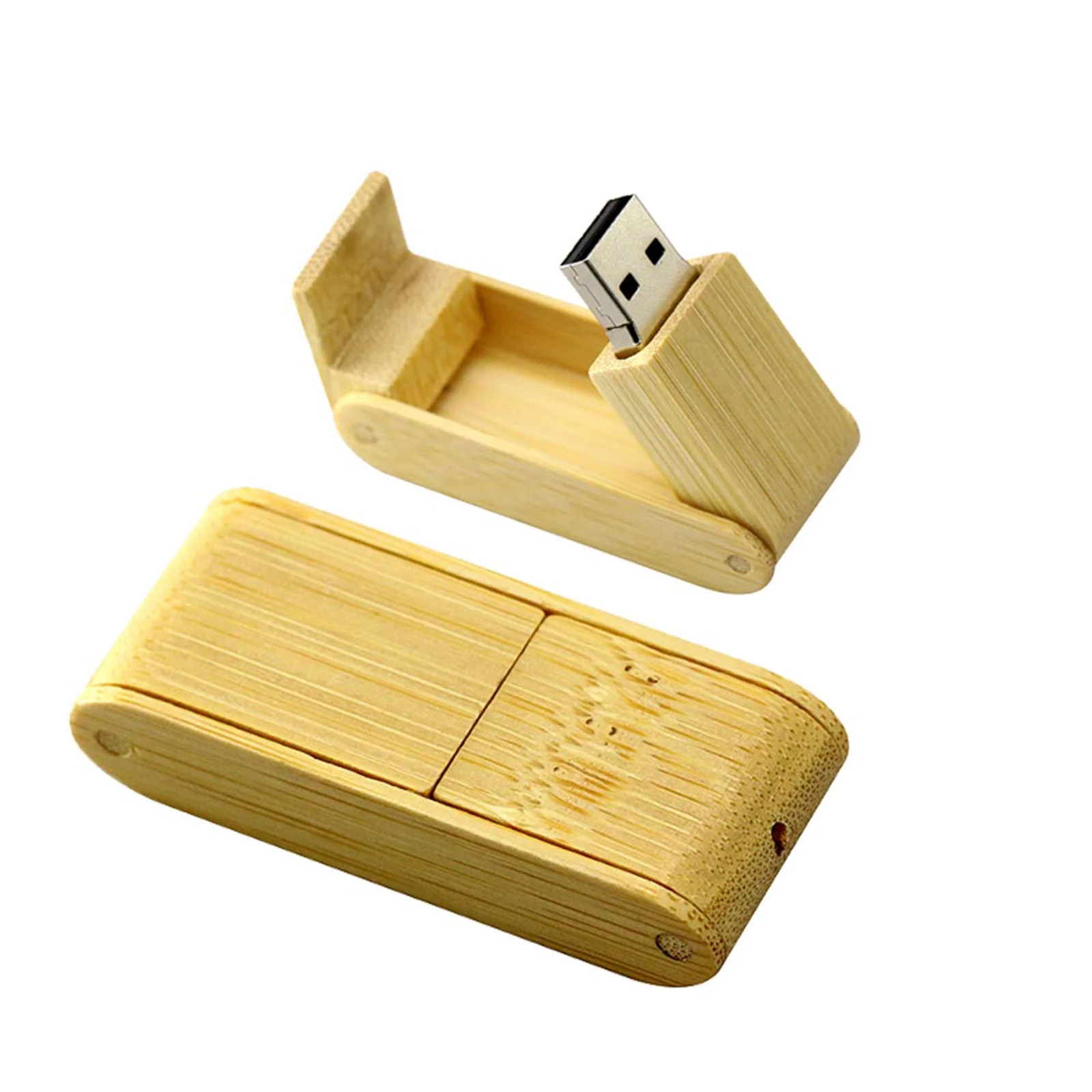 Флешка Деревянная Пенал Penal Box Wood F65 бежевый 1 Гб - фото 5
