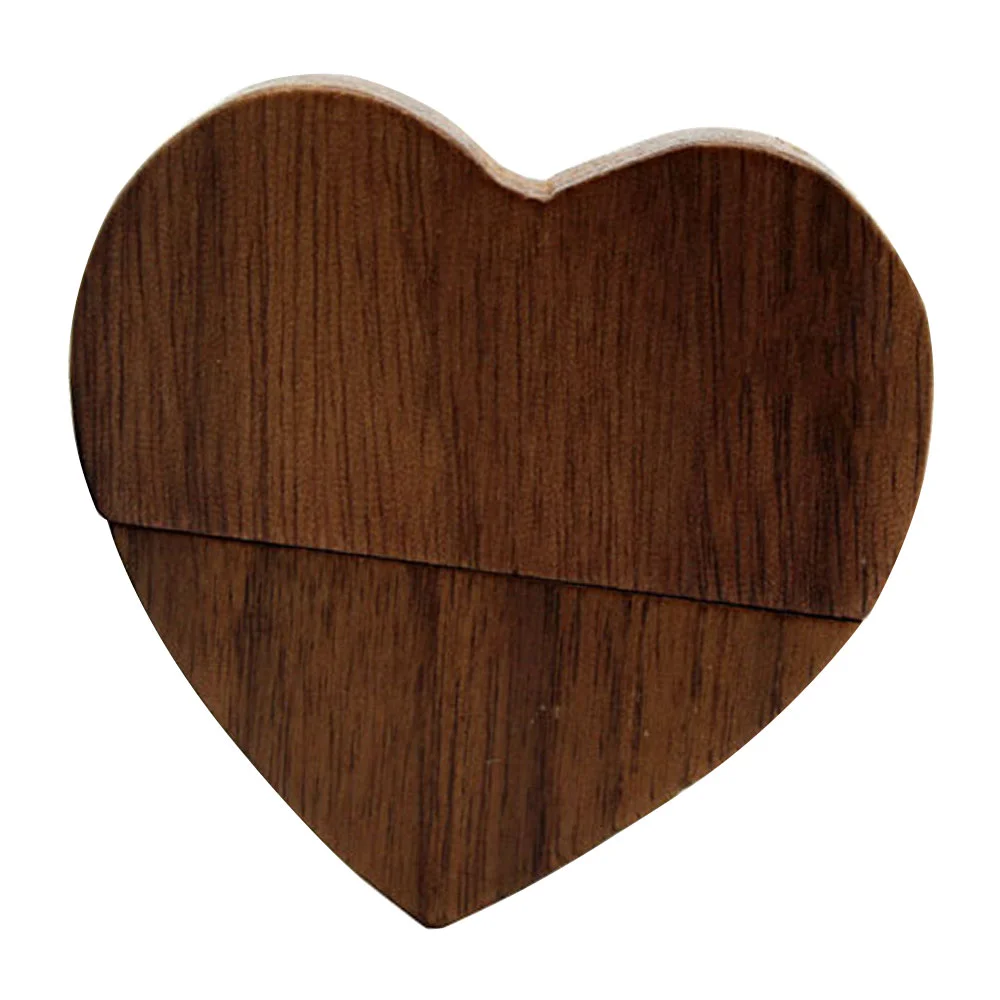 Флешка Деревянная Сердце Heart Wood F66 коричневый 16 Гб - фото 9
