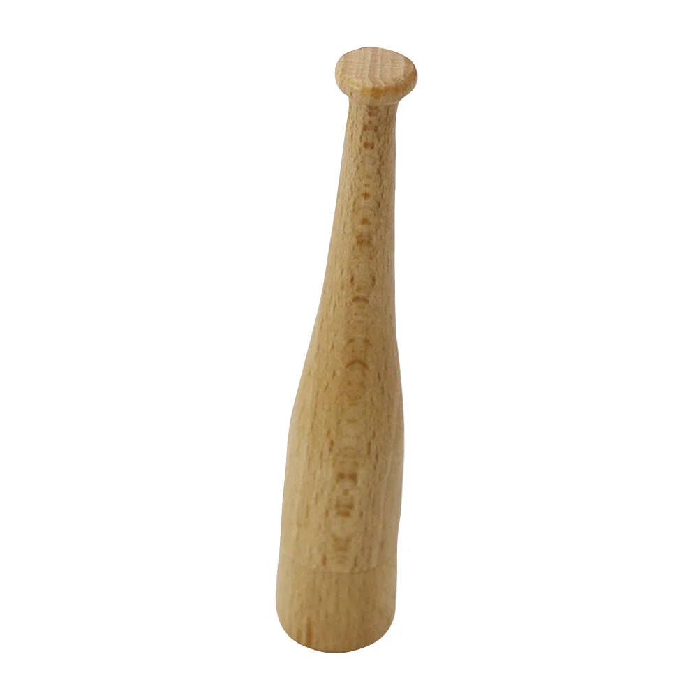 Флешка Деревянная Бейсбольная Бита Baseball Bat F68 белый 32 Гб - фото 5