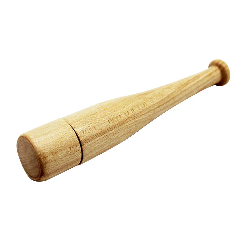 Флешка Деревянная Бейсбольная Бита Baseball Bat F68 белый 256 Гб - фото 2