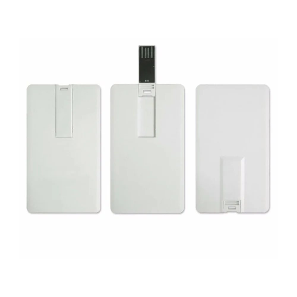 Флешка Пластиковая Визитка \Visit Card\ S78 белый 128 Гб - фото 6