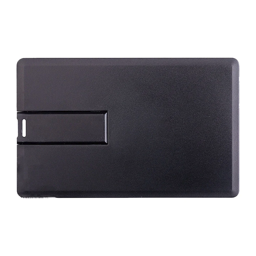 Флешка Пластиковая Визитка \Visit Card\ S78 черный 1 Гб - фото 2