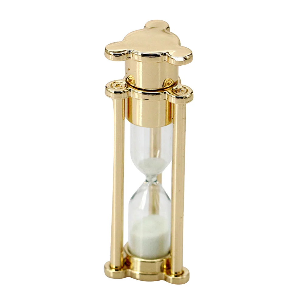 Флешка Стеклянные Песочные часы Hourglass W82 золотой / белый 4 Гб - фото 2