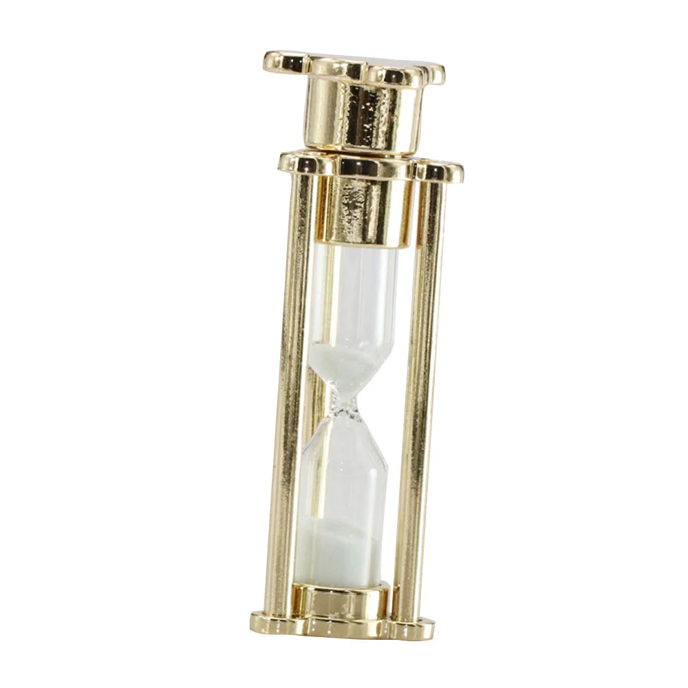 Флешка Стеклянные Песочные часы Hourglass W82 золотой / белый 16 Гб - фото 7