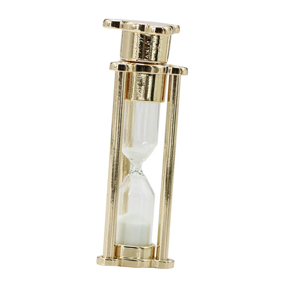 Флешка Стеклянные Песочные часы Hourglass W82 золотой / белый 128 Гб - фото 5