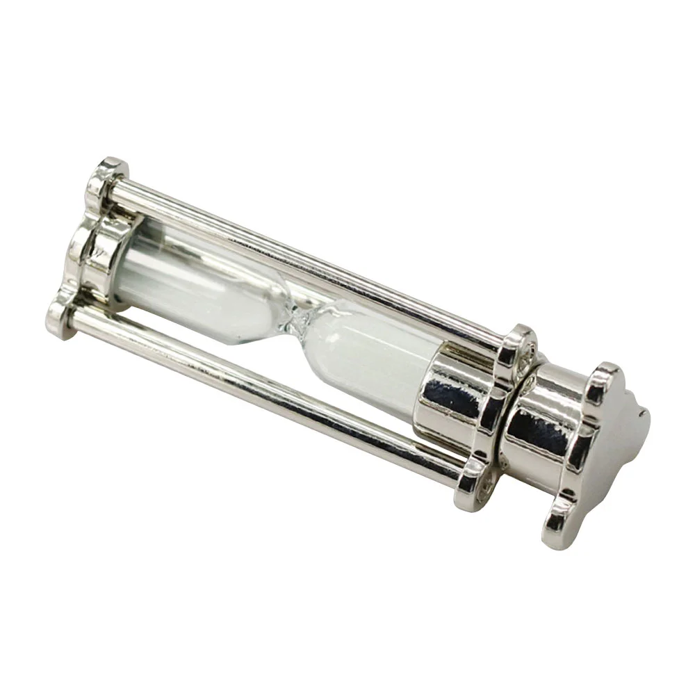 Флешка Стеклянные Песочные часы Hourglass W82 серебряный / белый 128 Гб - фото 3