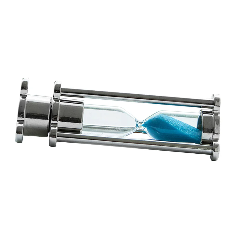 Флешка Стеклянные Песочные часы Hourglass W82 серебряный / синий 512 Гб - фото 5