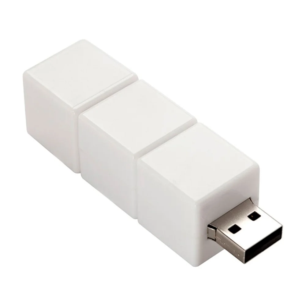 Флешка Пластиковая Кубирубикс Cubirubix S85 белый 32 Гб - фото 1