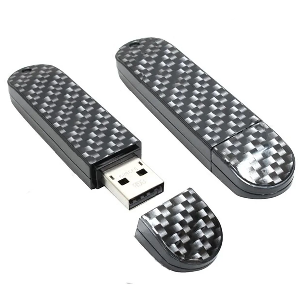 Флешка Карбоновая LuxMini 920 Carbon L88 черная 32 Гб - фото 4