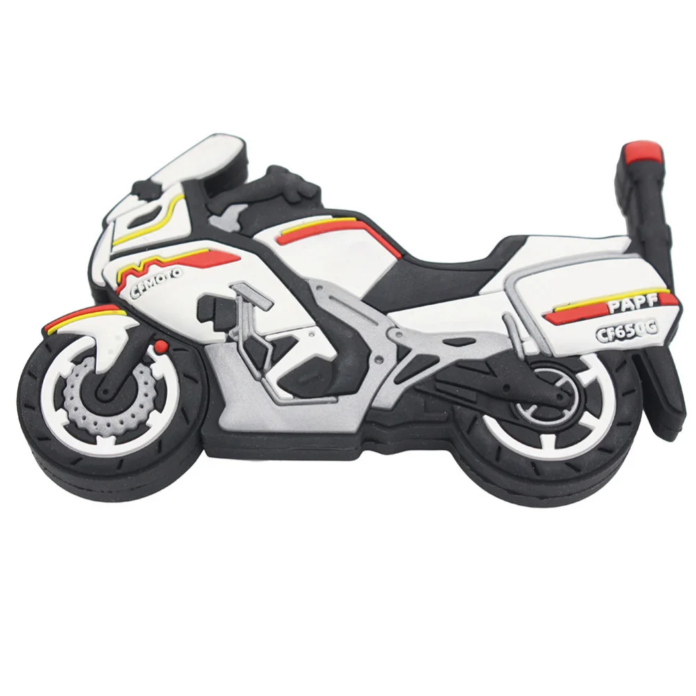 Флешка Резиновая Мотоцикл CFMOTO Motorcycle Q96 белый 4 Гб - фото 7