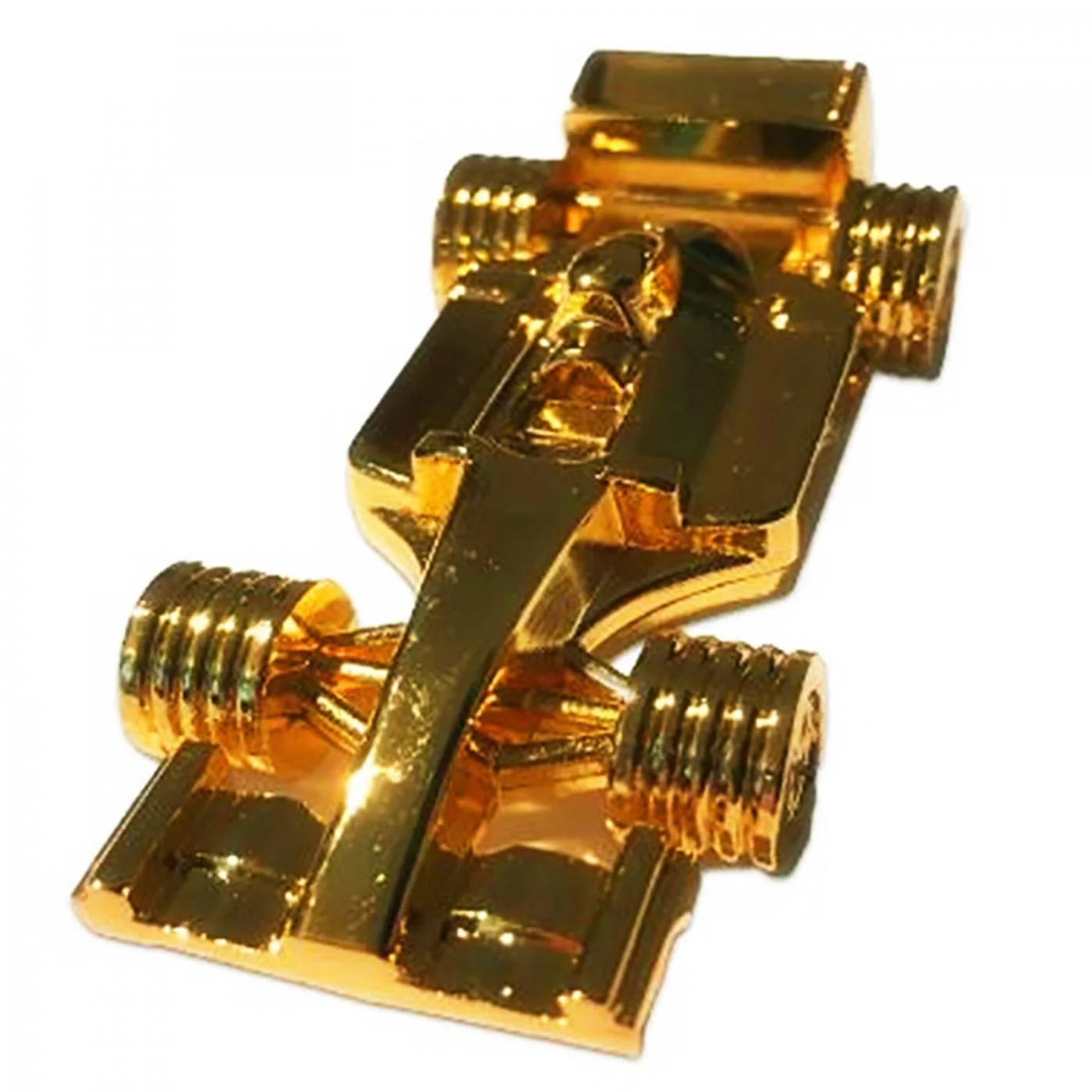 Флешка Металлическая Болид F1 Racing Car F1 R97 золотой 4 Гб - фото 2