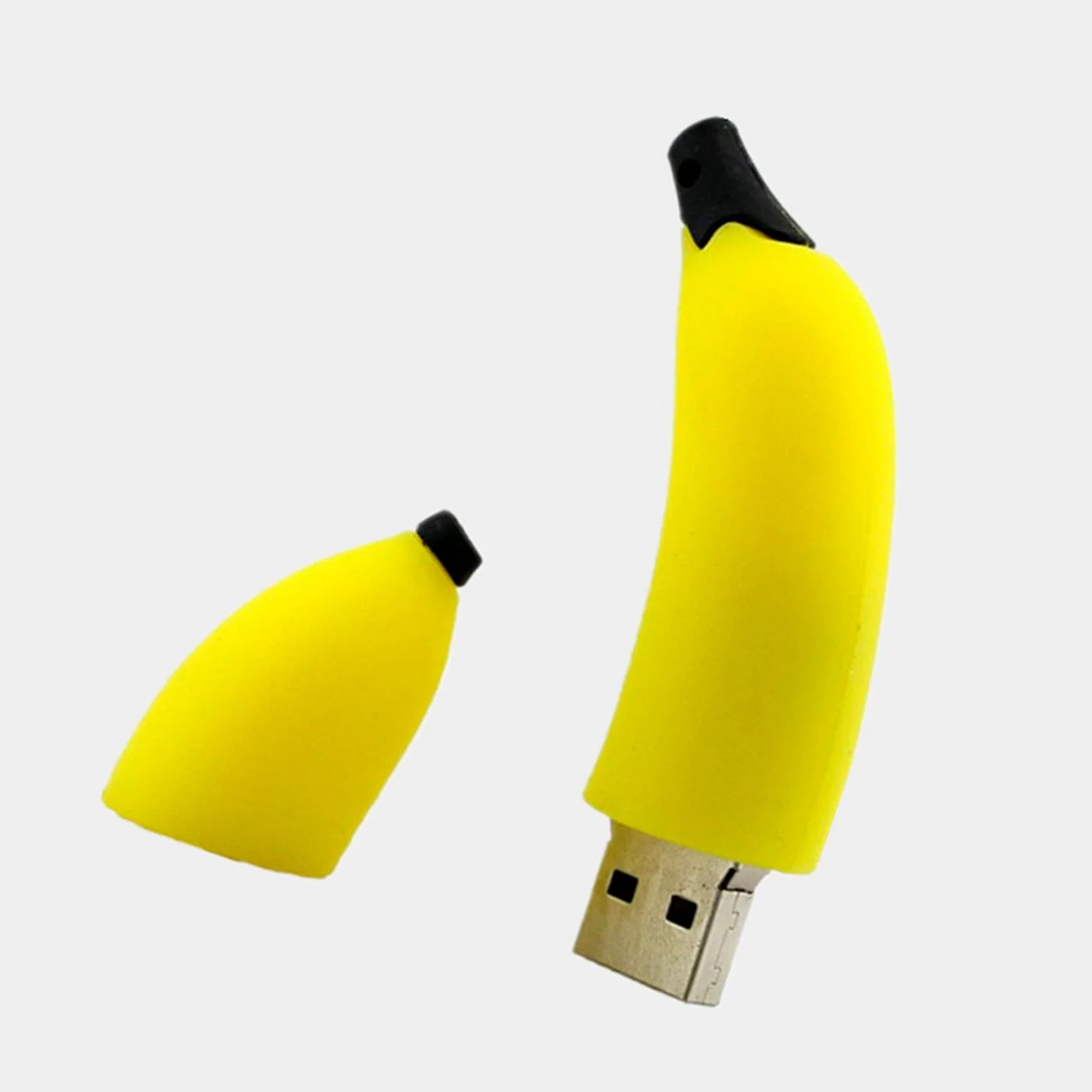 Флешка Резиновая Банан Banana Q103 желтый 4 Гб - фото 9