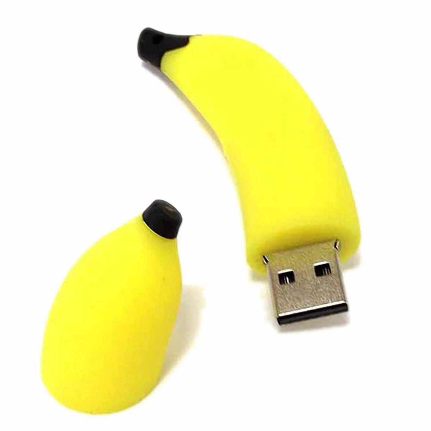 Флешка Резиновая Банан Banana Q103 желтый 16 Гб - фото 2
