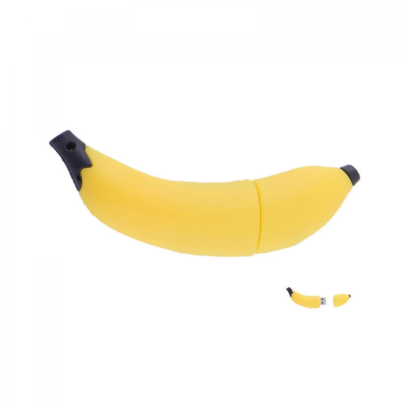 Флешка Резиновая Банан Banana Q103 желтый 512 Гб - фото 5